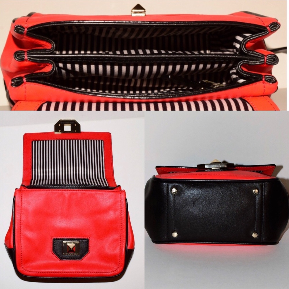 ♠️Kate Spade Black & Red Purse w/ detachable strap - Picture 5 of 7